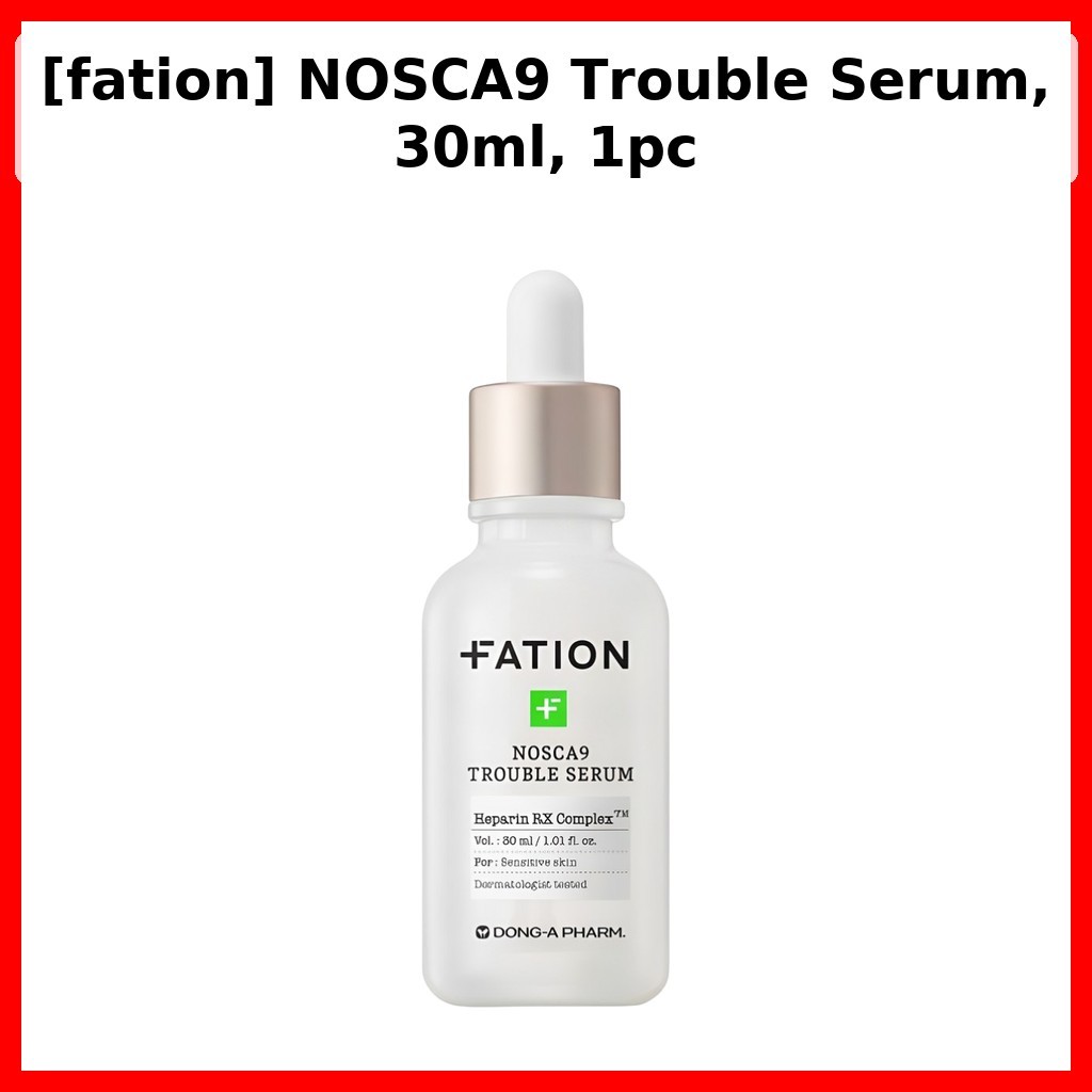 [Fation] Serum Rắc Rối NOSCA9, 30ml, 1pc / Serum Rắc Rối Hàn Quốc / Kiểm Soát Vết Bẩn / Chính Hãng 1