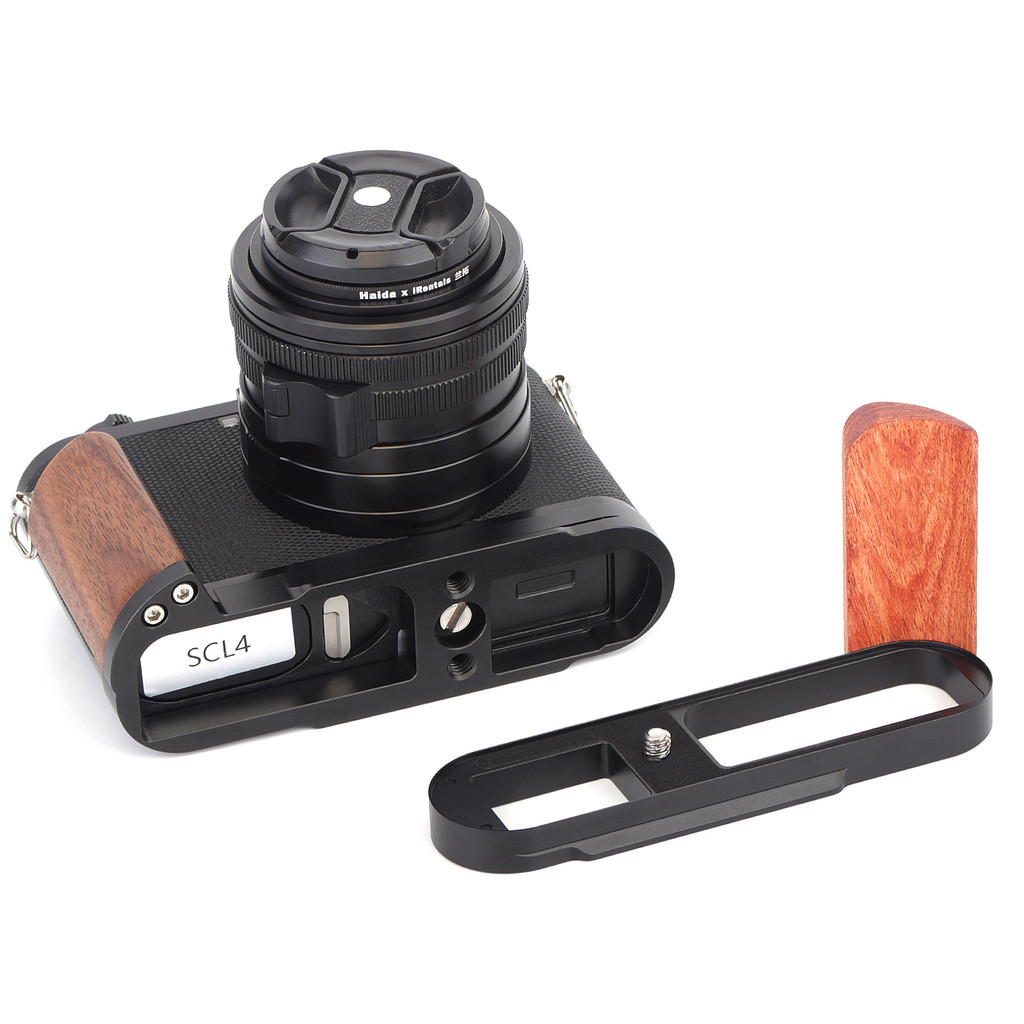 Dành cho tay cầm Leica Q2 Q2 Tay cầm đặc biệt Q2 Tay cầm bằng gỗ nguyên khối còn hàng (ARCA Swallowt