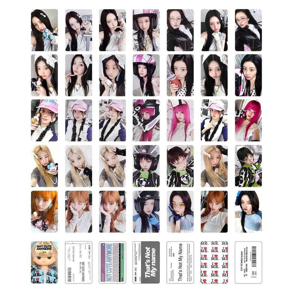 4-10 Chiếc ILLIT KHÔNG DỄ DÀNG Album Lomo Cards BOMB Toki Yo Tomare I 'LL LIKE YOU GLITTER NGÀY HMV 