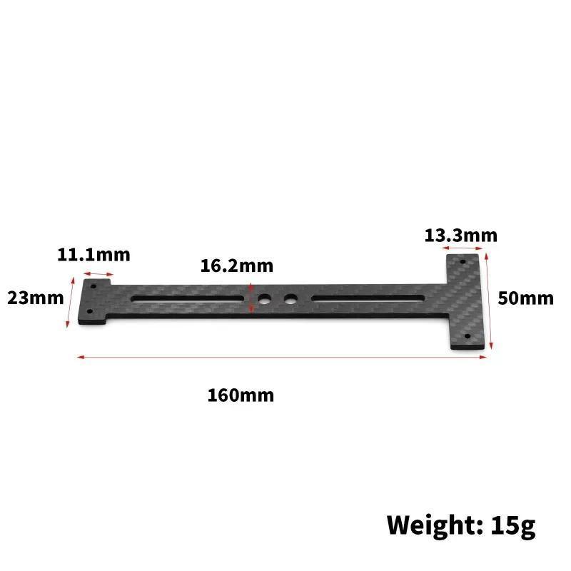 Tấm trượt thứ hai bằng sợi Carbon được sửa đổi cho bộ phận nâng cấp máy bay không người lái MJX 1430