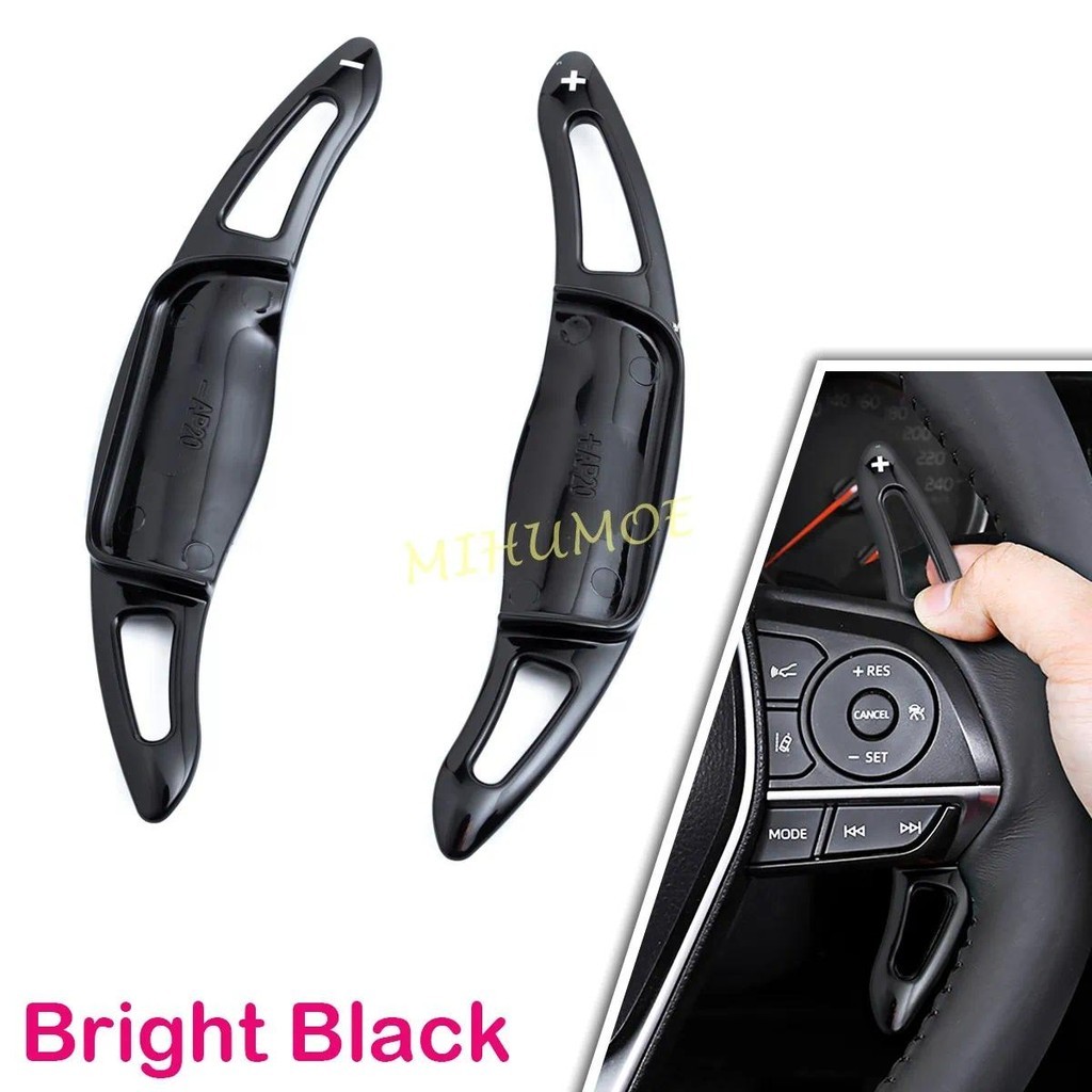 Dành Cho Xe Toyota Camry Corolla Cross Crown RAV4 Bóng Đen Vô Lăng Bánh Răng Dịch Chuyển Mái Chèo Ph