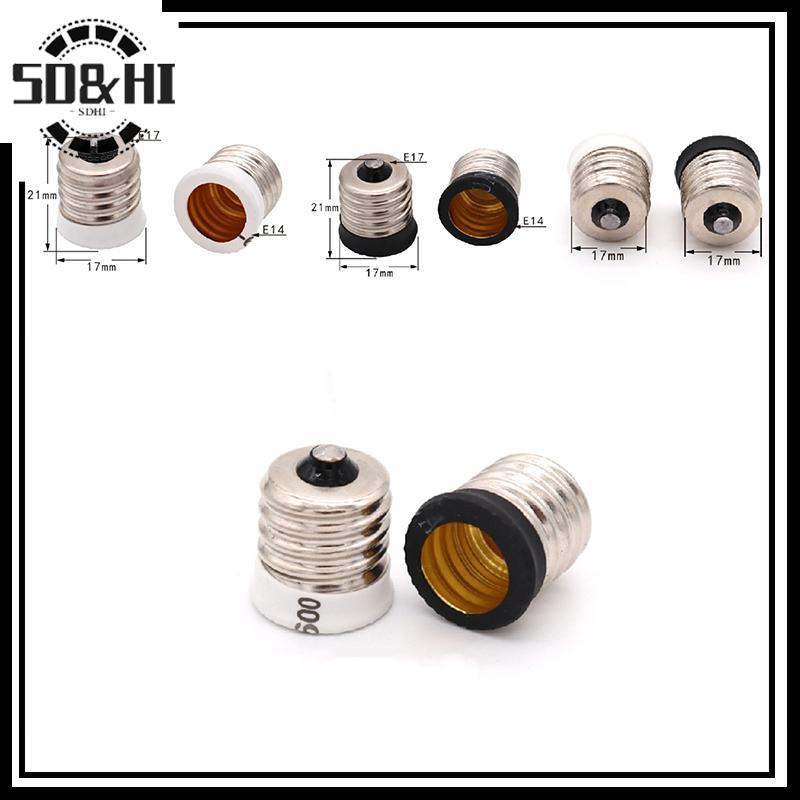 [SD & HI] E17 sang E14 Ổ cắm đế Candelabra E14 Châu Âu Giá đỡ bộ chuyển đổi bóng đèn LED (vn)