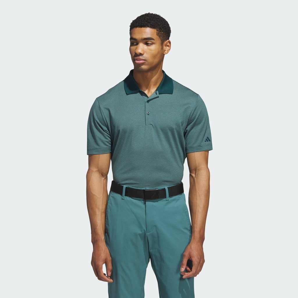 [20H 14.01-15.01]  - VOUCHER 40%]adidas Golf Ottoman Polo Shirt Men Green JW8845