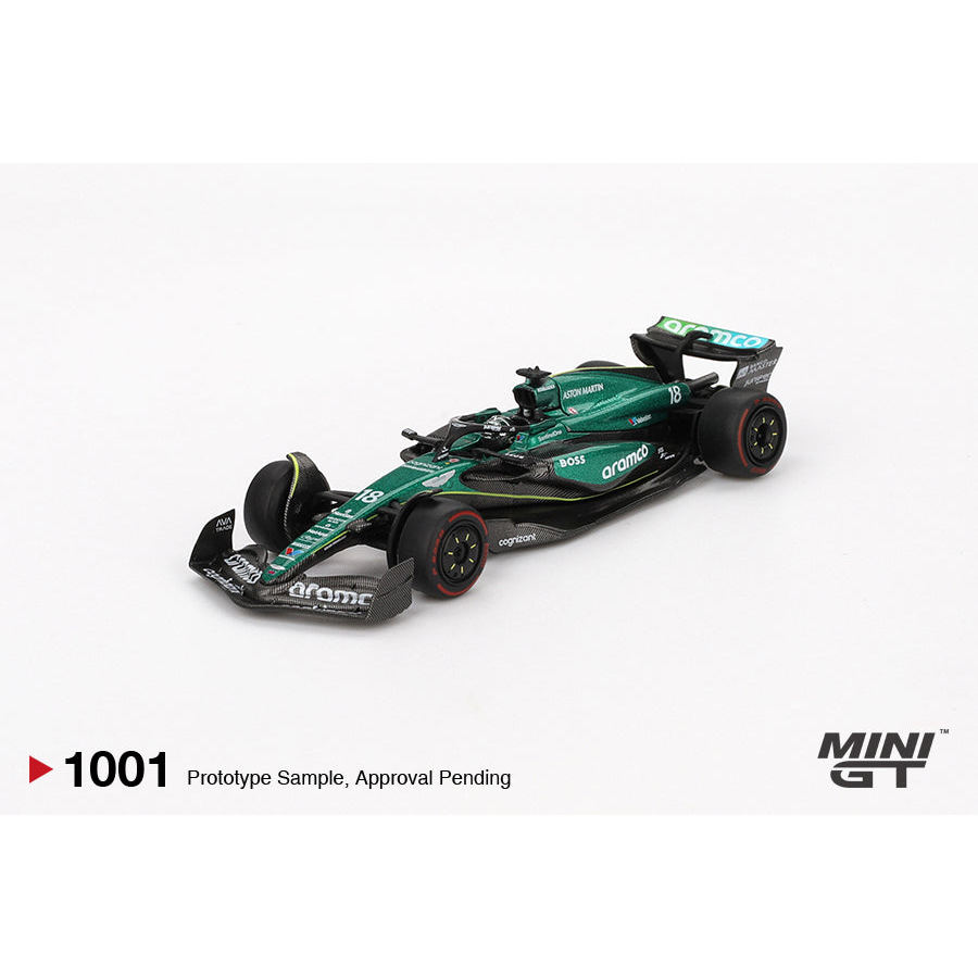[HÀNG CÓ SẴN] Mô hình xe Mini GT 1:64 Aston Martin AMR24 #18 Lance Stroll 2024 F1 2024 Bahrain GP MG