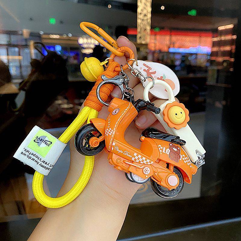 Creative Electric Motorcycle Motorcycle Model Students' School Bag Pendant Bag Accessories 2BJx