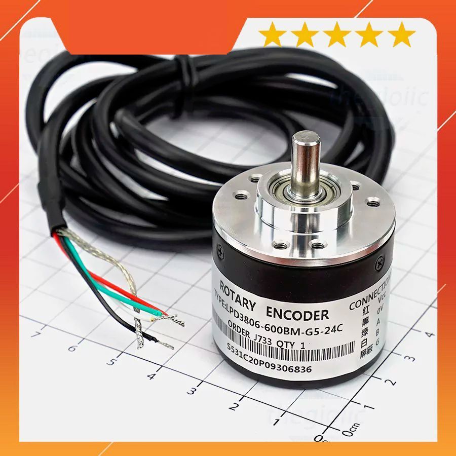 LPD3806-600BM Rotary Encoder 600 Xung NPN IoT Maker 90