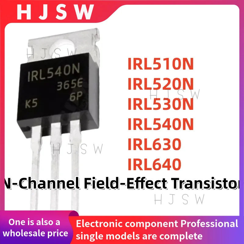 5 Chiếc IRL510N IRL520N IRL530N IRL540N IRL630 IRL640 IRL510 IRL520 IRL530 IRL540 IRL TO-220 MOS Bộ 