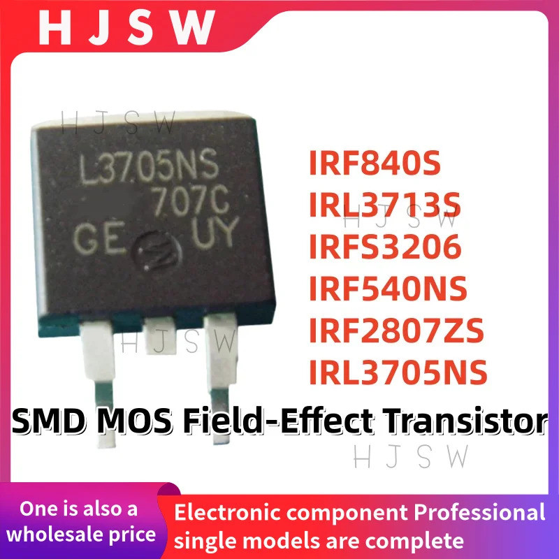 5 Chiếc IRF840S IRL3713S IRFS3206 IRF540NS IRF2807ZS IRL3705NS F840S L3713S FS3206 F540NS F2807ZS L3