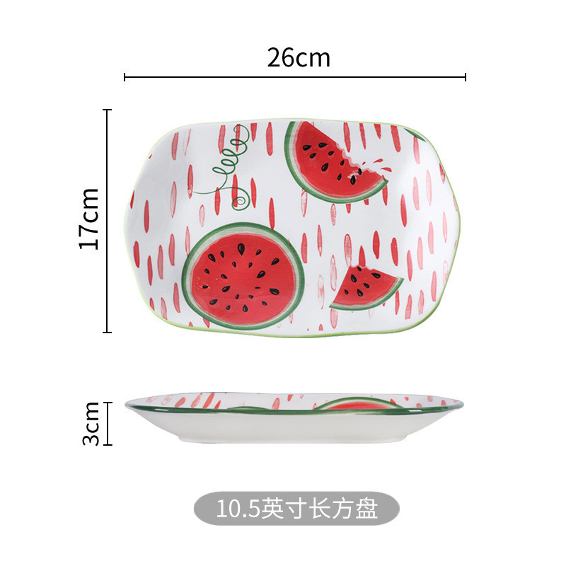 Đồ ăn bằng gốm sứ Jingdezhen, đĩa cá, đĩa gia đình, bát, đũa, đĩa sứ xương, đĩa cá hấp lớn, đĩa sush