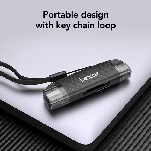 Đầu Đọc Thẻ SD / microSD Dual-Slot USB-A / USB-C LRW310X-BNBNG – Hàng Chính Hãng