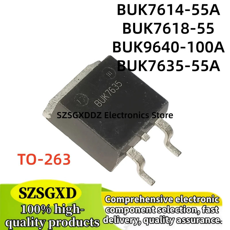 5 CHIẾC BUK7615-55A BUK7614-55A BUK7614 BUK7618-55 BUK7618 BUK9640-100A BUK9640 TO-263 bóng bán dẫn 