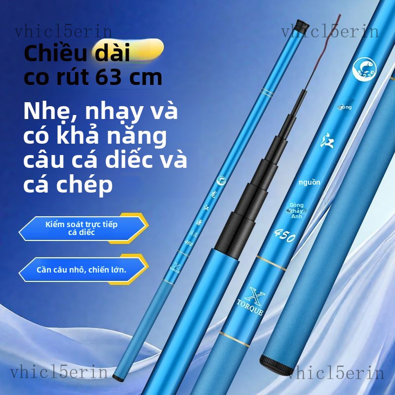 Cần câu Cần câu cá, cần câu tay, bộ cần câu ngoài trời đầy đủ kèm túi đựng cần, cần câu cá diếc, cần