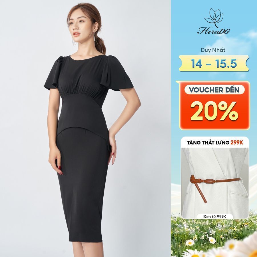 Đầm ôm peplum HeraDG - SDP20072