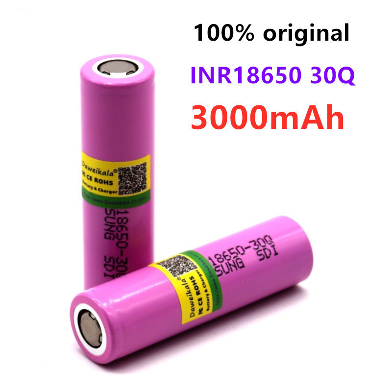 Pin Lithium 30Q 18650 Pin Lithium Nguồn 3000mAh 3.7V Pin Lithium Ion