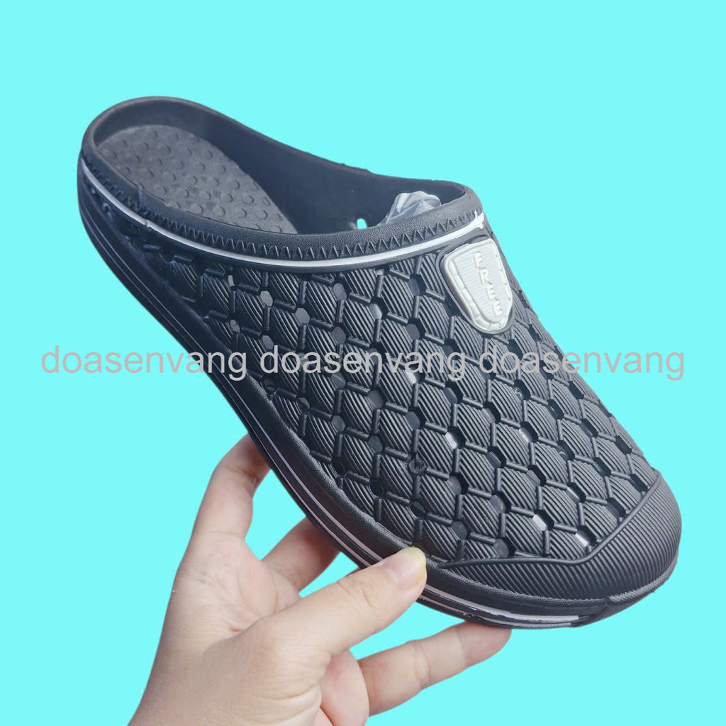 [ DÉP NAM DẺO ] Dép sục nhựa đục lỗ nam mẫu hot đi mưa thời trang hàng tuyển chọn