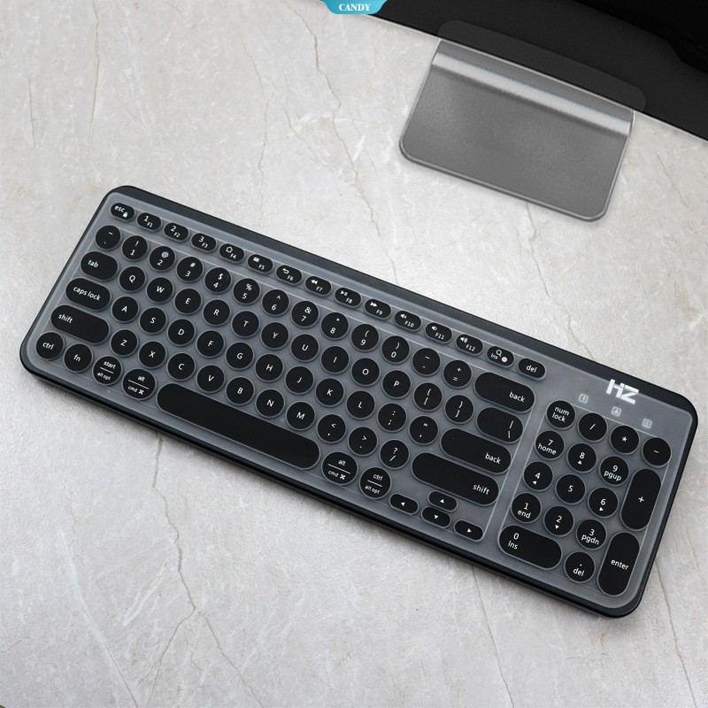 Miếng dán bảo vệ bàn phím chống bụi bằng silicon cho Logitech K780 & Ajazz AK325i - Vỏ bàn phím phon