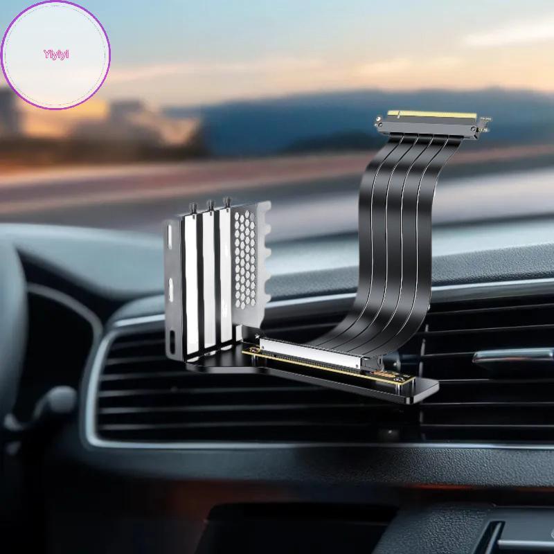 Yiyi 1 Bộ Bên Ngoài GPU Docking Station Dọc GPU Gắn Chân Đế 2 / 3 Khe Cắm Card Đồ Họa Lái Giá Đỡ Với