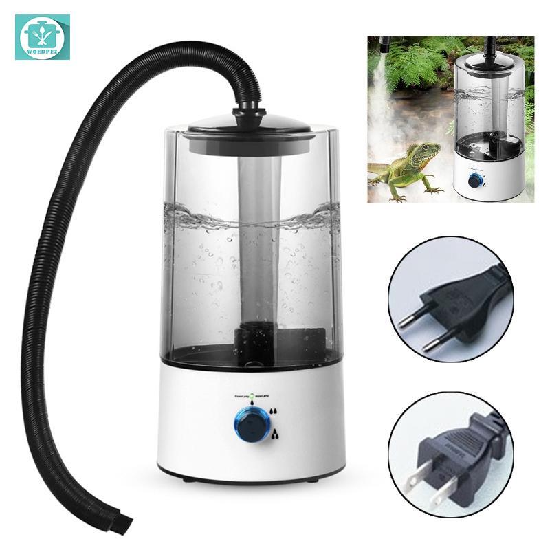 Woedpez Bò Sát Fogger 4L Máy Tạo Độ Ẩm Bò Sát Bể Lớn Có Ống Tự Động Terrarium Fogger Cho Thằn Lằn Tắ
