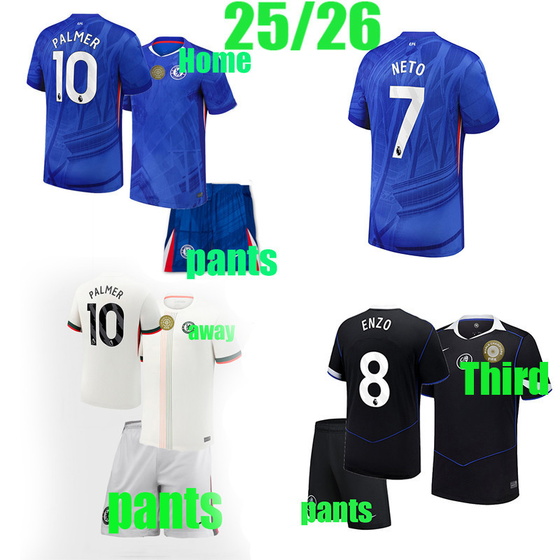 Jersey bóng đá Palmer 25/26 cho Enzo Gittens, Esteval James Madueke, Caicedo Neto Coll Pedro - Vải b