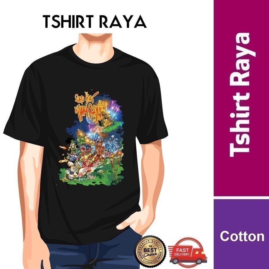 Áo thun thời trang 2025 One Day On Raya Day [UNK] Áo thun Raya [UNK] Raya Family Matching [UNK] Raya