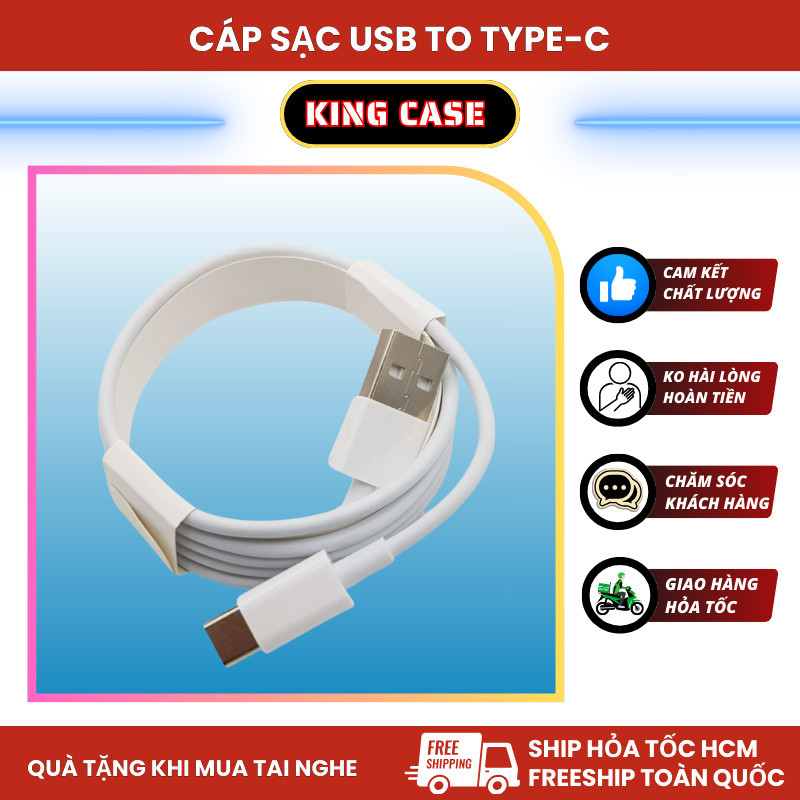 [TẶNG] Cáp Sạc USB to Type C - PRO 2 ANC