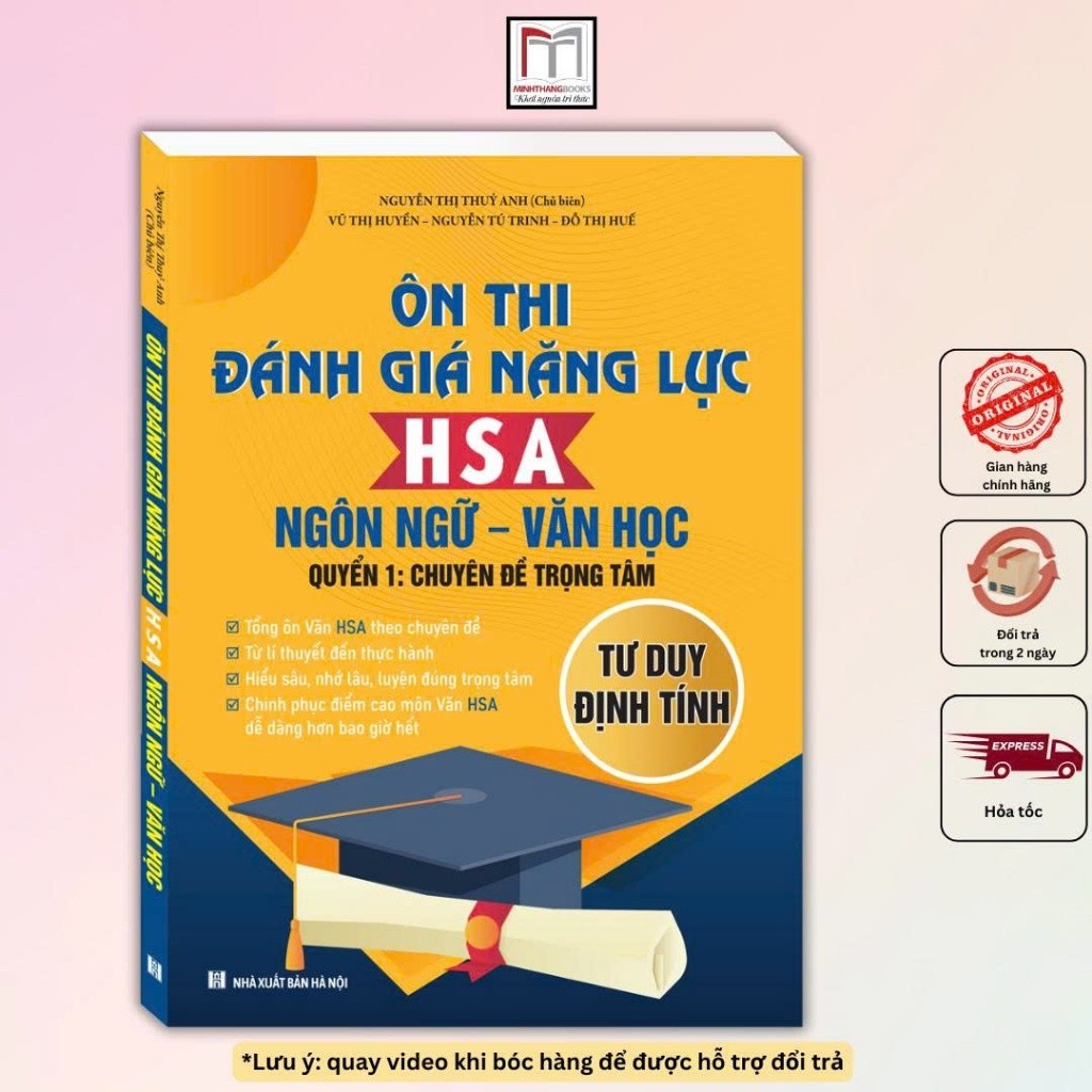 Sách - Ôn Thi Đánh Giá Năng Lực HSA Ngôn Ngữ - Văn Học