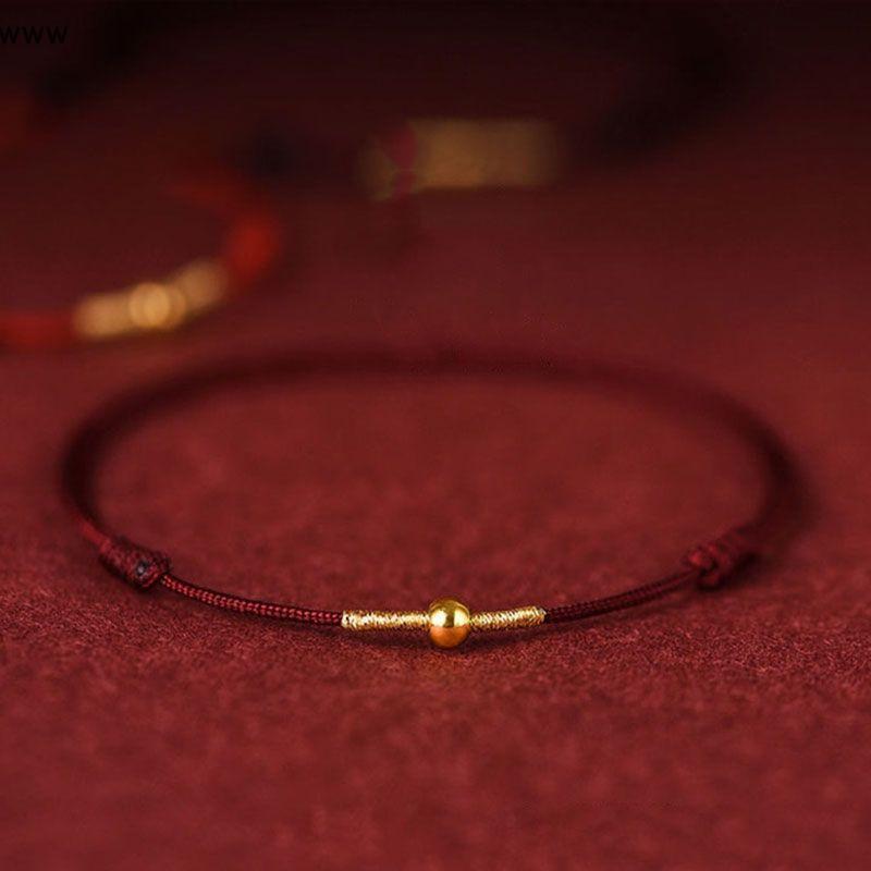 [auz] Fashion Handmade Bracelet Red Rope Lucky Bangle Women Men Lovers' Best Friends Lucky Bracelet 