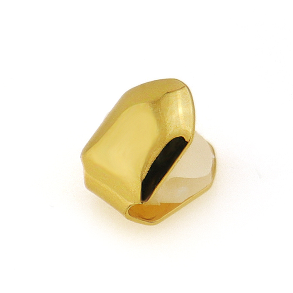 HIPHOP Niềng Răng Vàng Đơn Mạ Vàng Thật Hip Hop Trang Sức Nẹp grillz GYYMK
