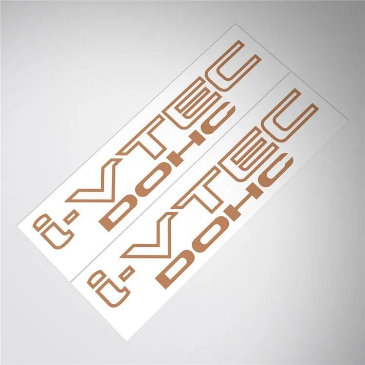 2x Kiểu Dáng Xe Decal Xe Tự Động Thân Cửa Bên Cửa Trước Kính Chắn Gió Cửa Sổ Miếng Dán Cho DOHC i-VT