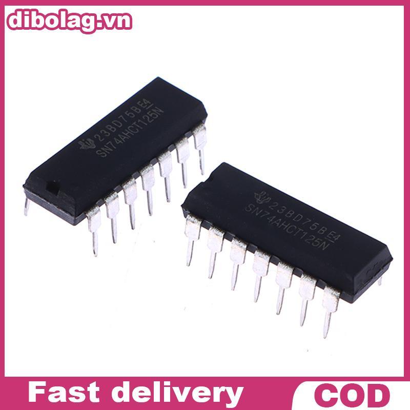 DIBO 5 cái / lốc SN74AHCT125N 74AHCT125 74AHCT125N Chip Logic DIP-14 nội tuyến.