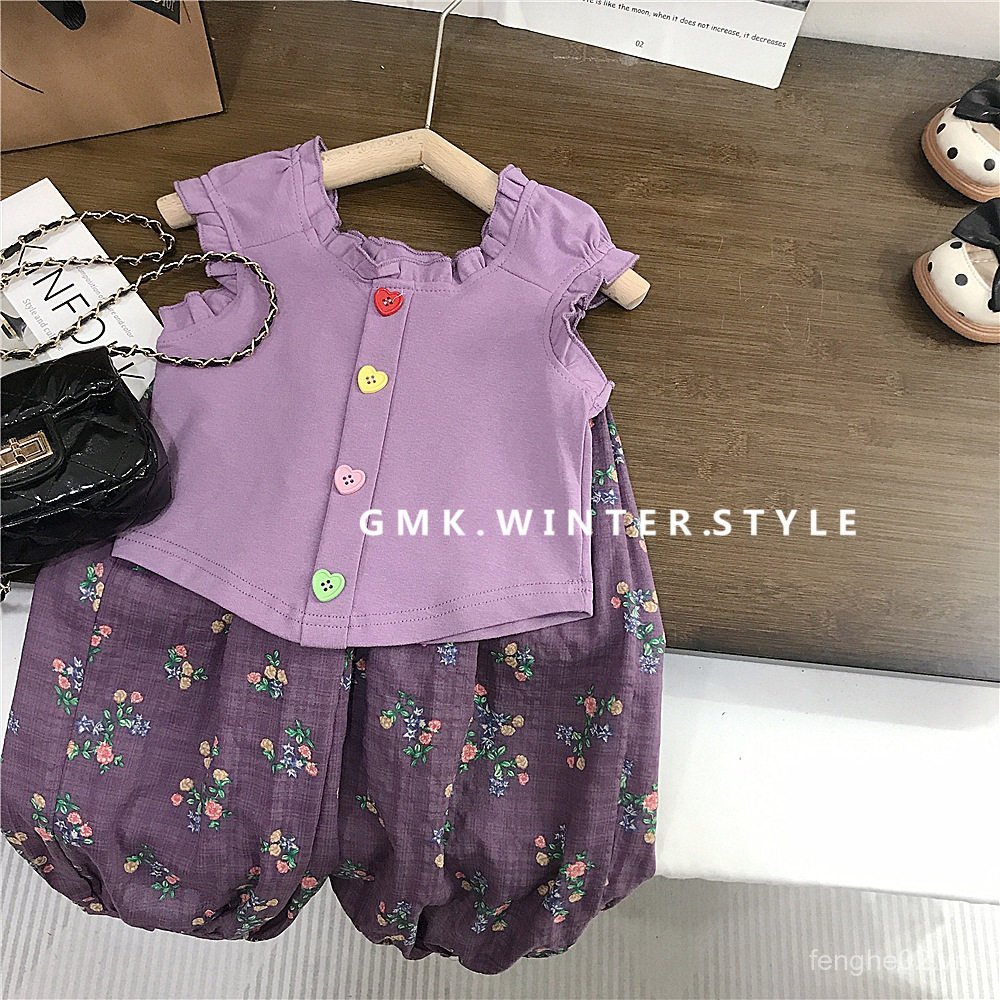 Bé Gái Quần Áo Mùa Hè Influencer Phù Hợp Với Phong Cách Mới Trẻ Em Thời Trang Phong Cách Phương Tây 