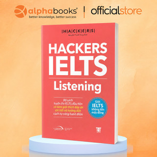 Sách - Hackers IELTS Listening - Lộ Trình Tự Học IELTS Kèm Lời Giải Chi Tiết (Gamma Books)