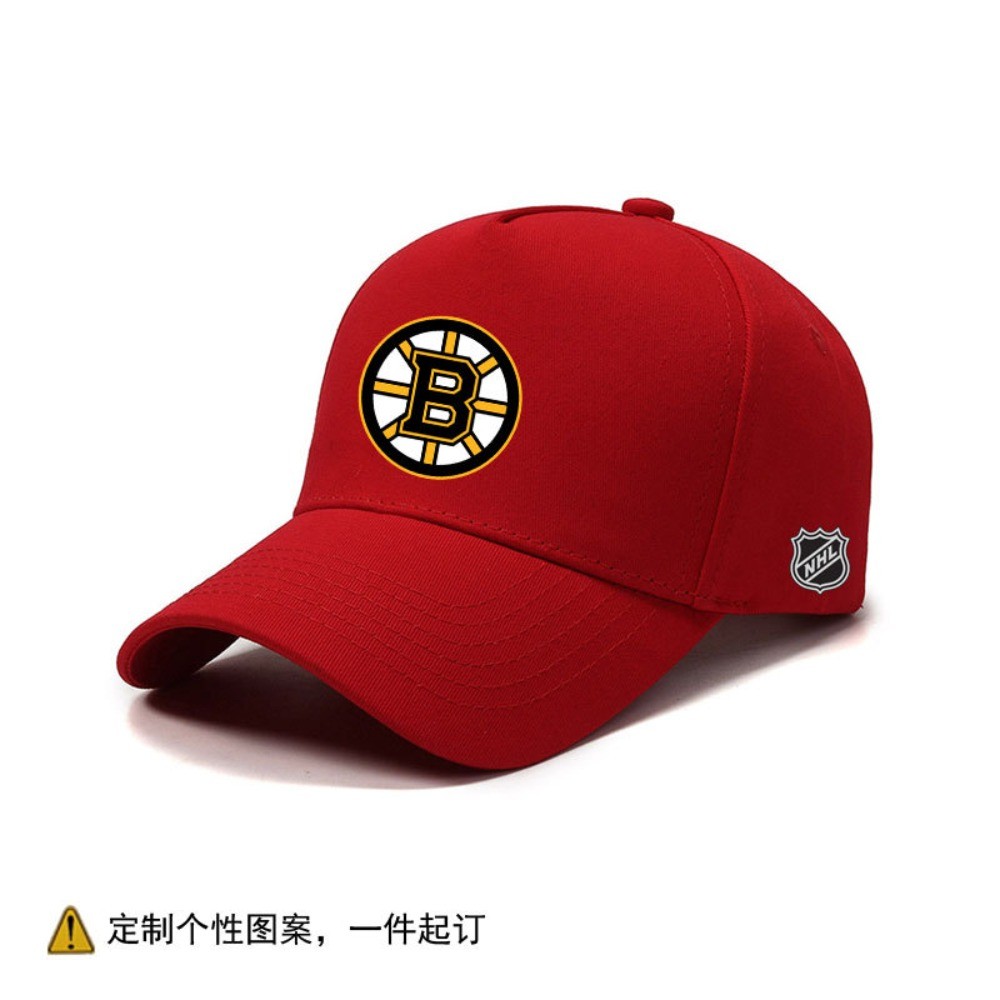 Bán Chạy Pro Ice Hockey NHL Boston Bruins Mũ Bóng Chày Đội Nam Họa Tiết Tùy Chỉnh Nắp LOGO Hàng Có S