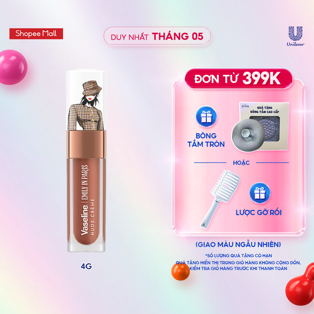 [New] Son Vaseline Emily In Paris Nude Crème Tinted Lip Oil 4g (Nude)