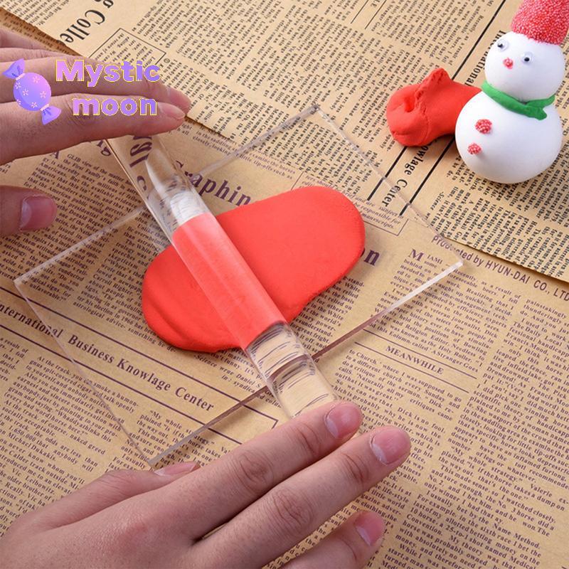 [Mystic] Polymer Clay Crafts Acrylic Roller Hollow Rolling Clay Bar Roll Sti Shaping [Mới]