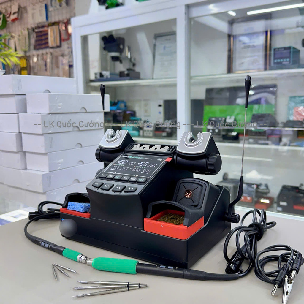 Máy hàn 2 tay Aifen A902Pro/ C210-C115 kèm 3mũi c210 c115