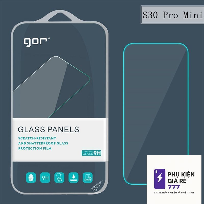Bộ 2 kính cường lực GOR Vivo S30 , S30 Pro Mini trong suốt, siêu mượt