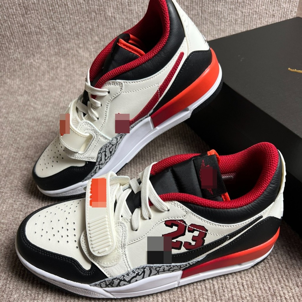 Aj Legacy 312 - Giày Bóng Rổ Retro Velcro, Phù Hợp Cho Thể Thao và Đế Đệm Ván Trượt