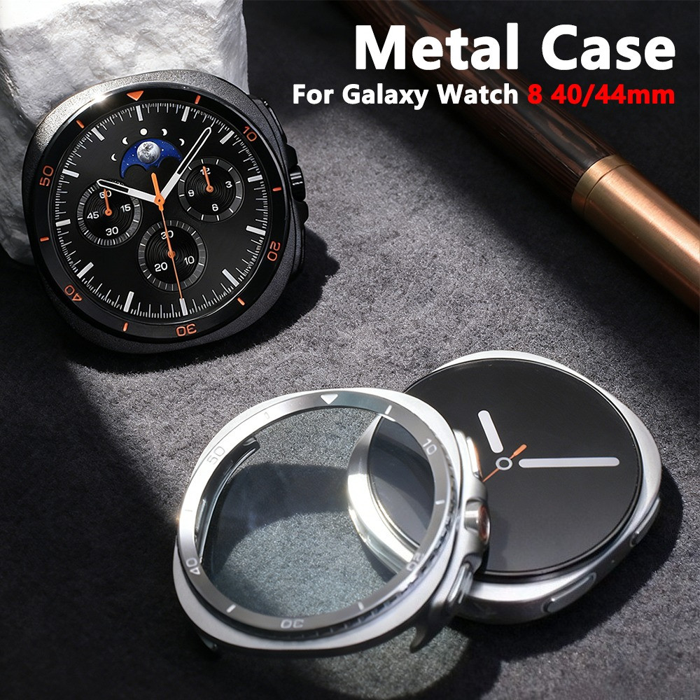 Ốp Hợp Kim Nhôm Cho Samsung Galaxy Watch 9 8 40mm 44mm Vỏ Bảo Vệ Cho GALAXY WATCH 8 Nâng Cấp Lên 8Cl