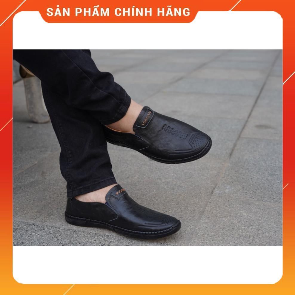 Giày lười da bò khâu đế SEN 67