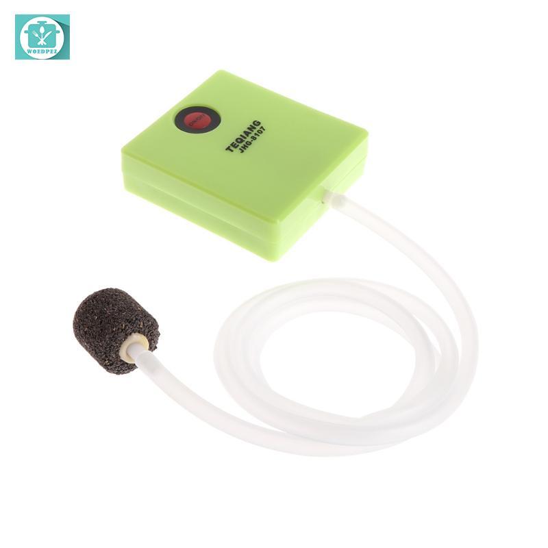 Woedpez Aquarium Quiet Mini Portable Powered Bubbler với đá không khí