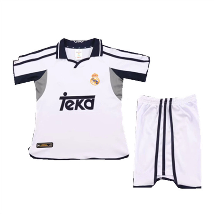 Jersey Retro Real Madrid - Áo Thể Thao Cho Trẻ Em Size 16-28