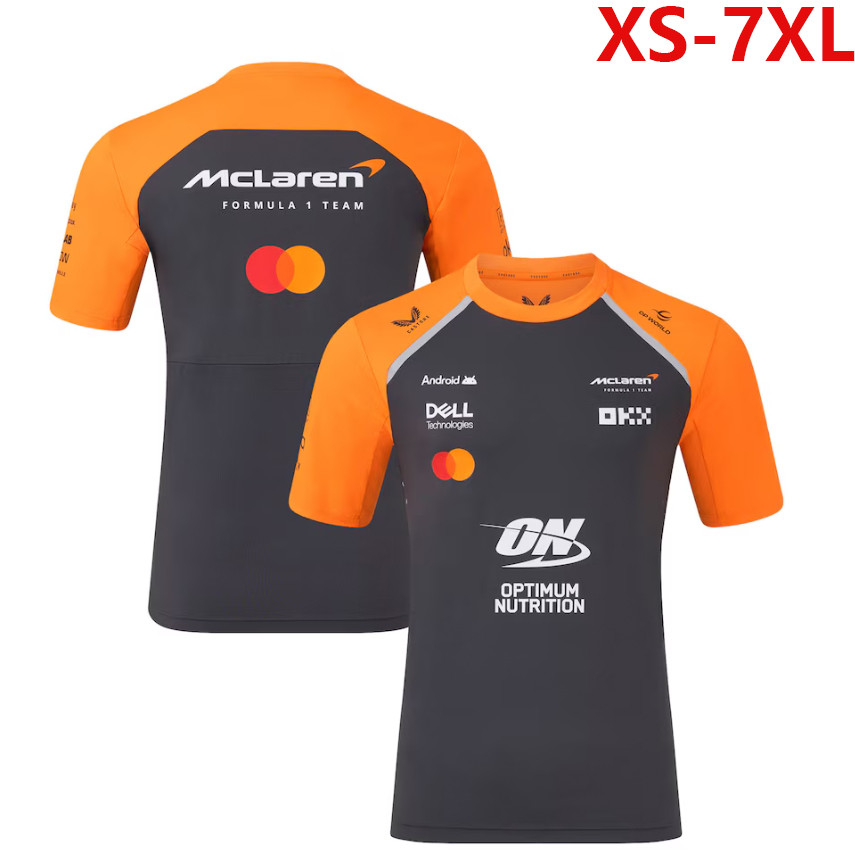 2026 Áo thun ngắn tay Unisex F1 mới + F1 Mclaren Racing Team Jersey