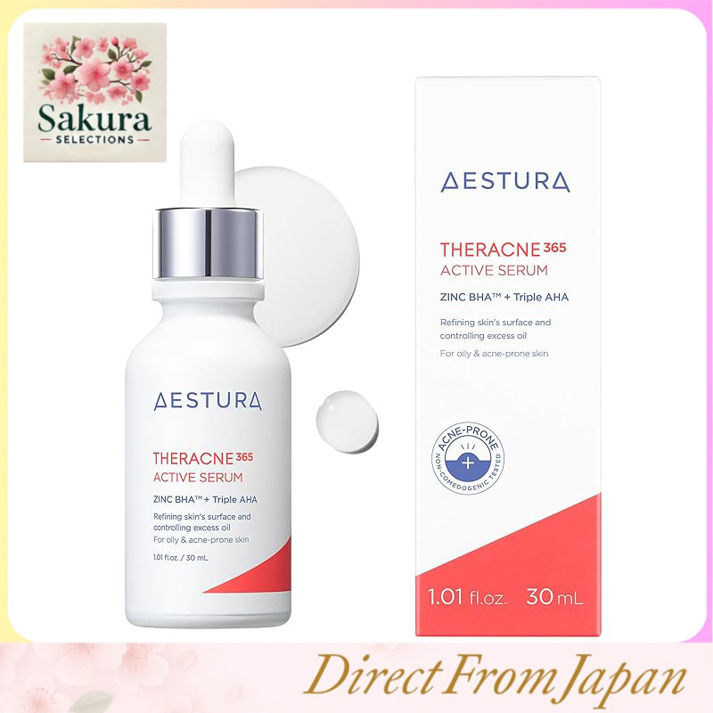 AESTURA TERACNE365 Medicated Acne Care Skincare Set – Deep Cleansing Foam, Serum, Acne Cream, and Ac