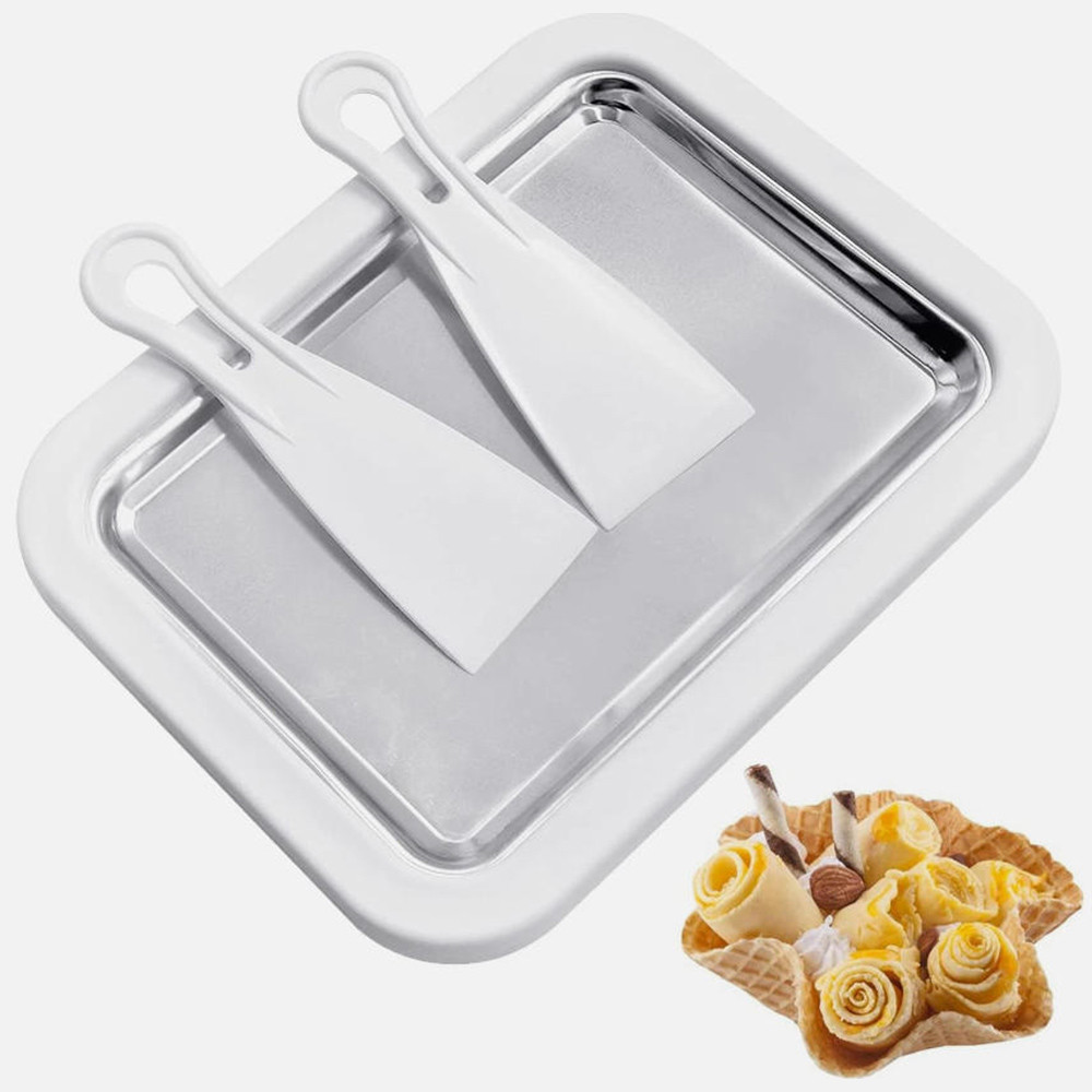 Ice cream machine stainless steel household ice cream tray homemade DIY smoothies