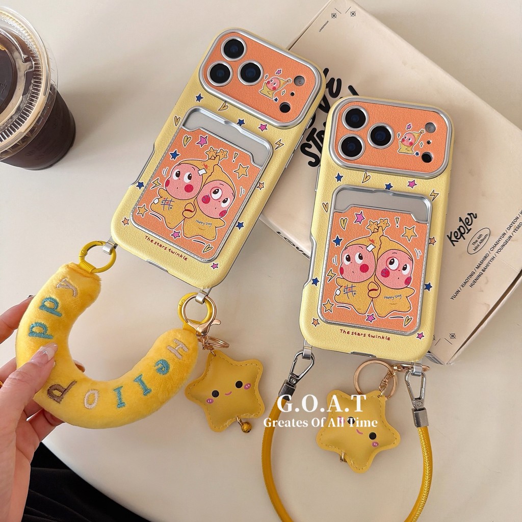 G.O.A.T Card Pack Vỏ Star People Tương thích cho iPhone 17 pro max iPhone 17 16 15 14 pro iPhone 17 