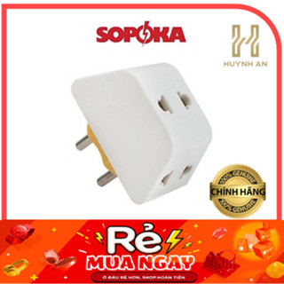  Đầu nối chia điện đa năng 3 cửa SOPOKA P11 P12 chịu tải 2200W 