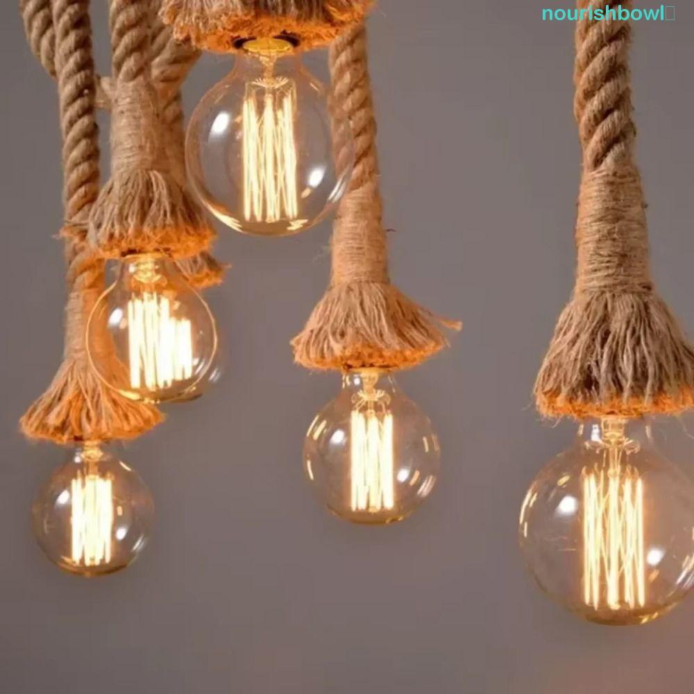 NOURISHBOWL​ Đèn dây, Đèn chùm bóng đèn Edison cổ điển sáng tạo, Đèn trang trí bóng đèn Edison bền t