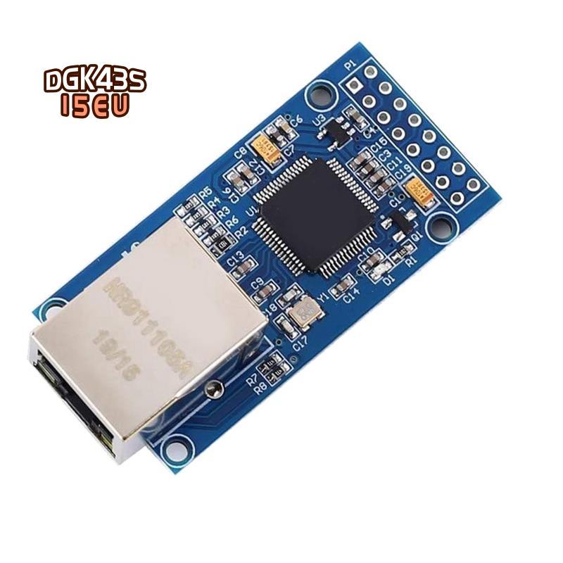 CH9121 Cổng nối tiếp Ethernet Mô-đun mạng UART sang RJ45 Bộ chuyển đổi DC 3.3V 5V STM32 / Mô-đun mạn