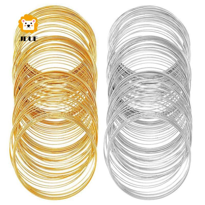200 Vòng Dây Nhớ Vòng Tay Trang Sức Số Lượng Lớn Dây Nhớ Vòng Tay Vàng Bạc Thép Đính Hạt Dây